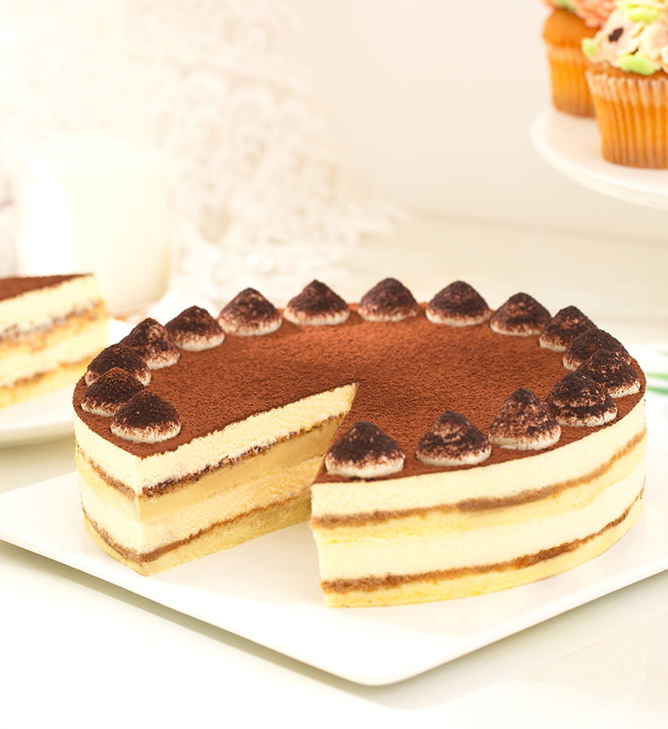 Pastel de cumpleaños de tiramisú/8 pulgadas
